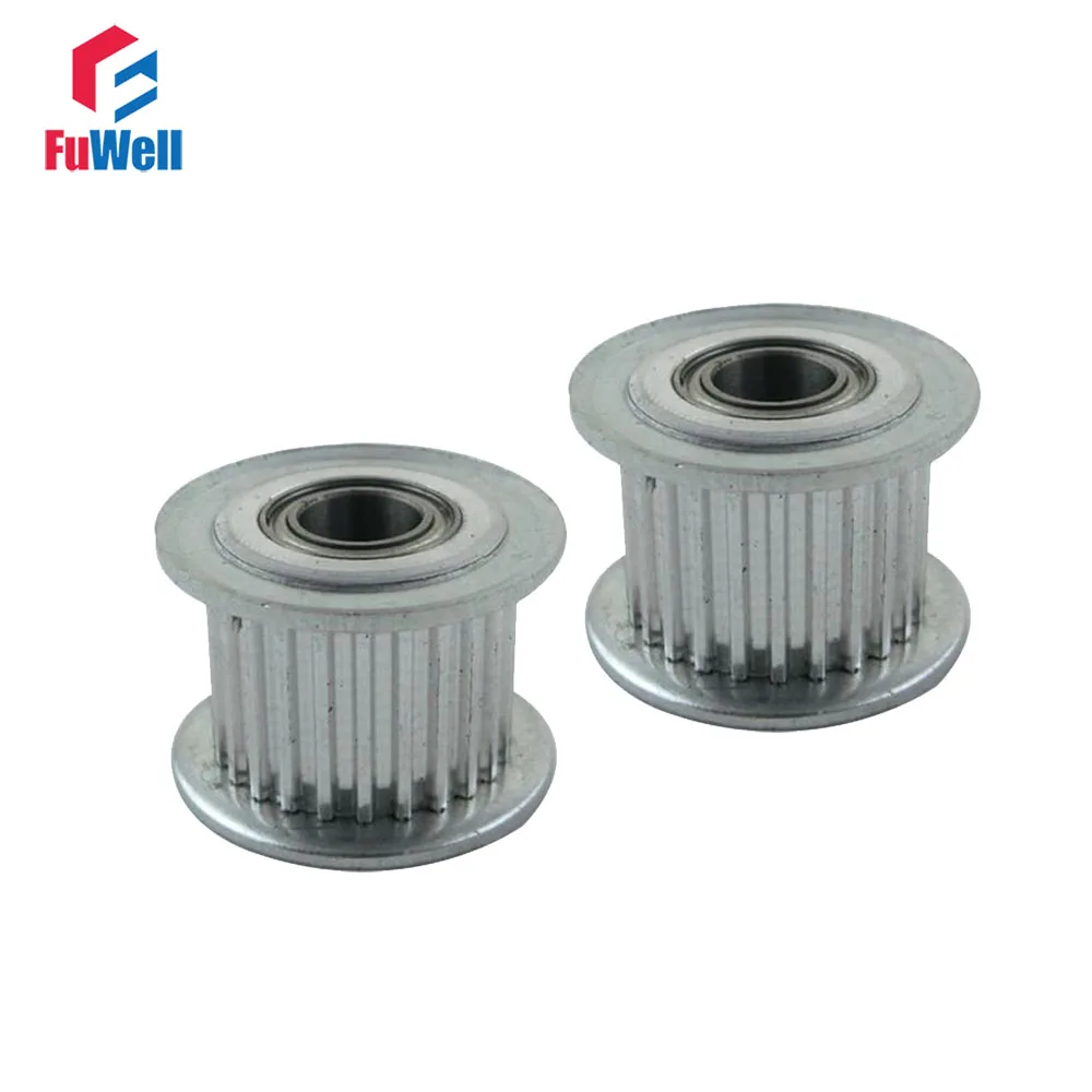 

2pcs MXL 40T Idler Pulley 40 Teeth 5/6/7/8/10mm Inner Bore Timing Idle Pulley 7/11mm Belt Width Bearing Synchronous Wheel