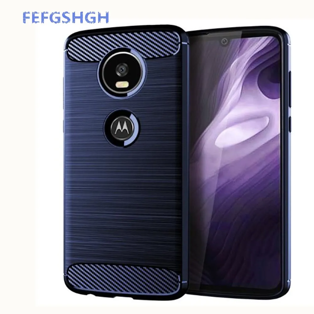 Carbon Fiber Cover For Motorola Moto Z4 Play Case Rubber Silicone Phone Cases Back | Мобильные телефоны и аксессуары