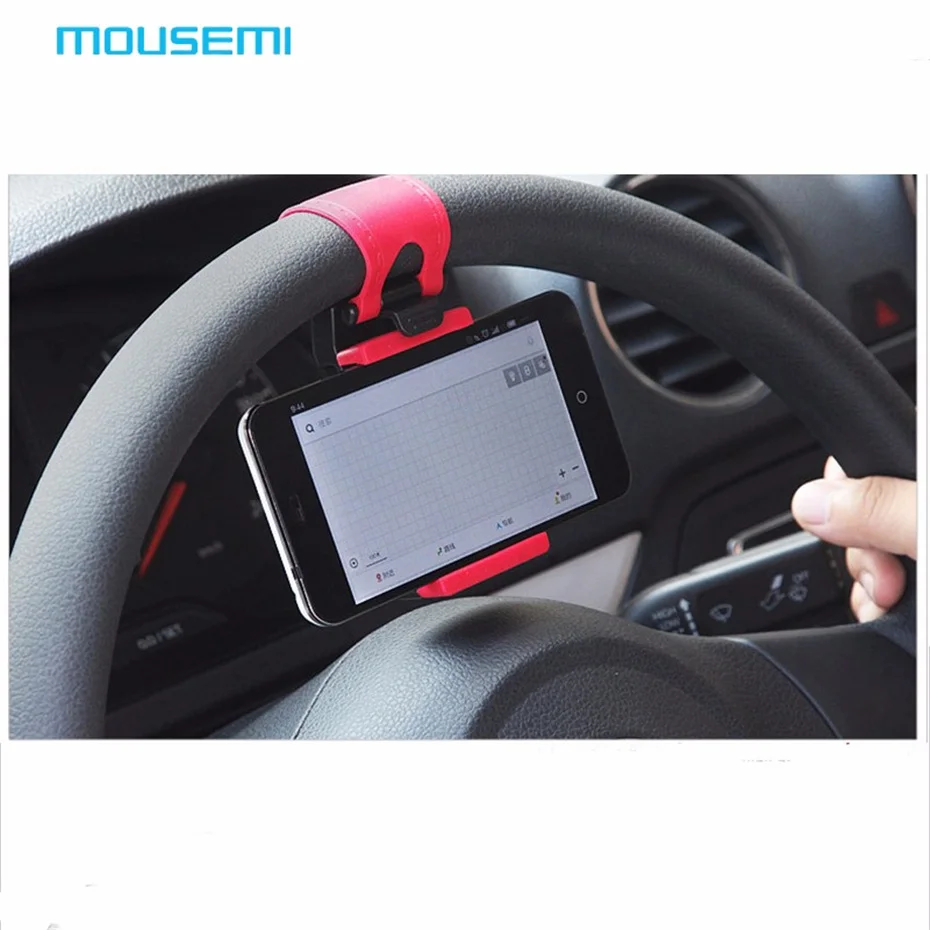 MOUSEMI Car Holder Phone Universal Support Motorcycle Bike Bicycle Flexible Steering Wheel Stand Magnetic Mobile Phone Holders (10)