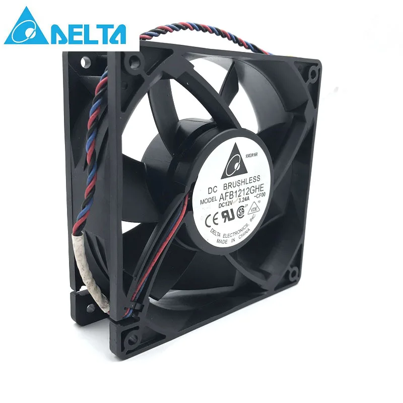 Шахтерный вентилятор для Delta Electronics AFB1212GHE 120 мм постоянный ток 12 В 5200 А 3 контактные