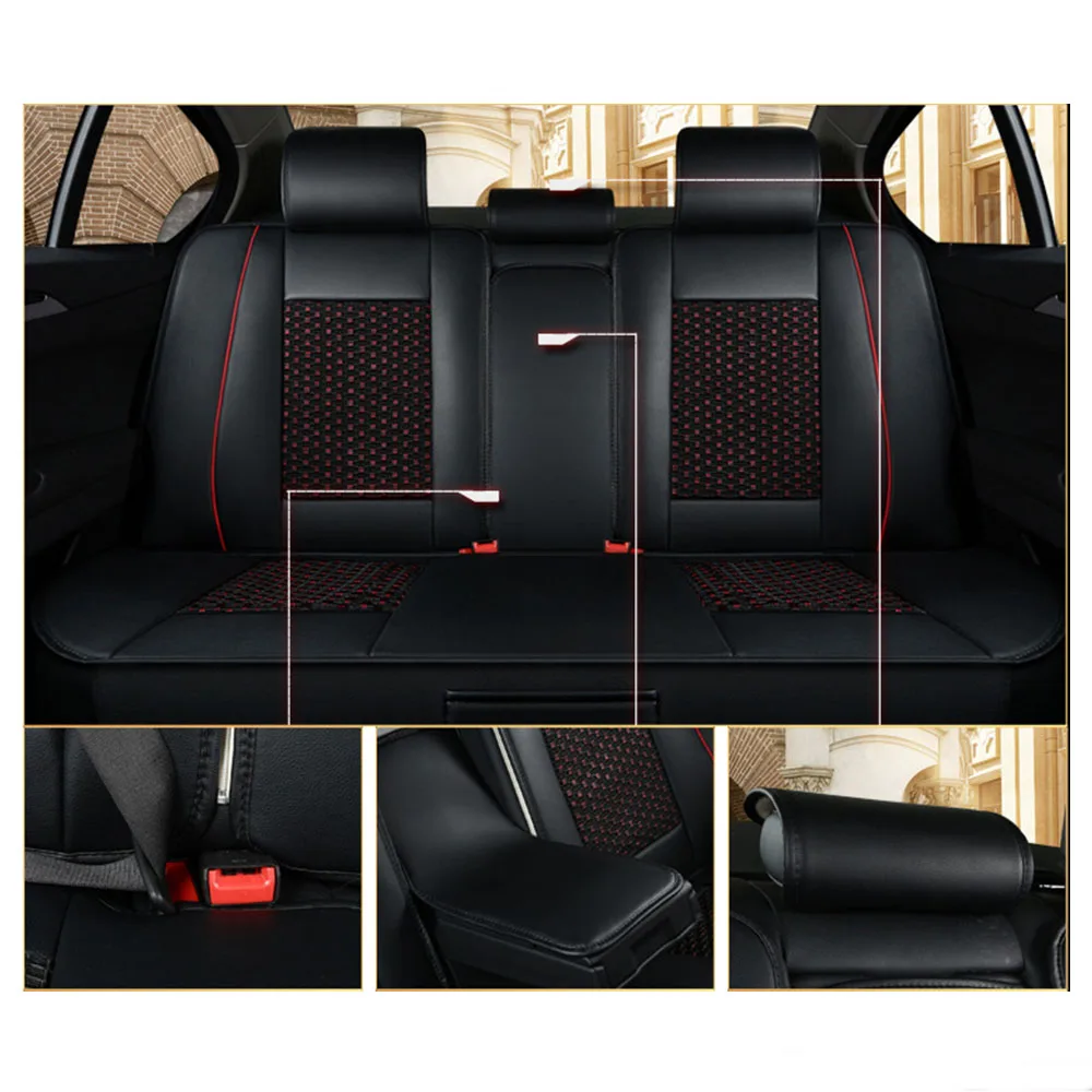 Автомобильные Чехлы На 5 сидений для honda accord 7 8 9 civic 5d cr v crv fit jazz city 2013 2012 2011|Чехлы на