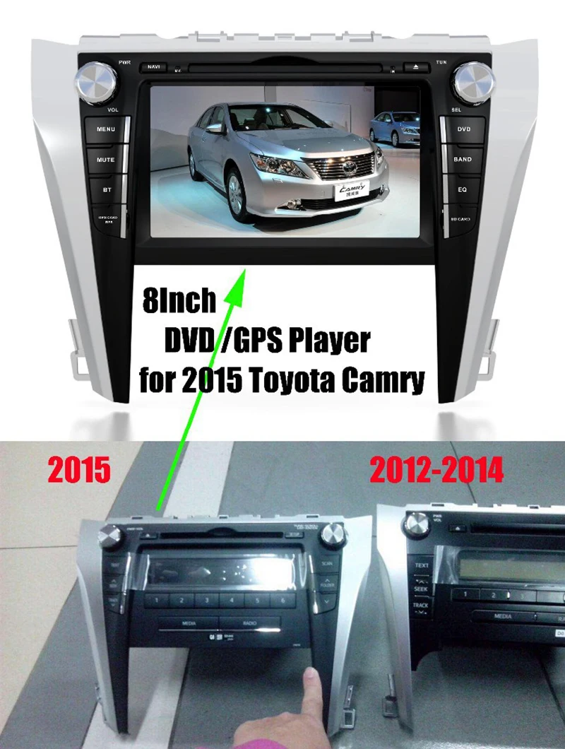 Clearance 8" Quad core Android Car DVD Player with TV/BT GPS 3G WIFI,Audio Radio Stereo,Car PC/multimedia headunit for Toyota CAMRY 2015 18