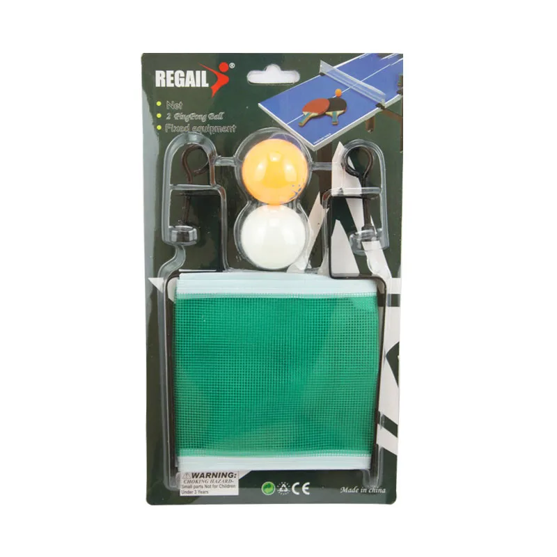 

Simple Portable Table Tennis Set Net Ping Pong Ball Fix Equipment Three Star Level Table Tennis Ball Set Training Accessories