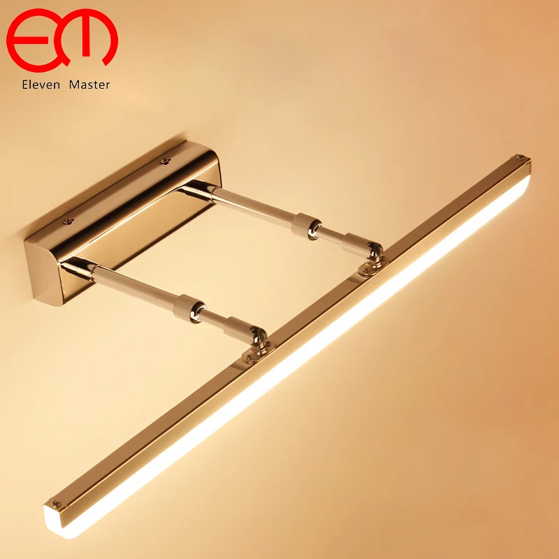 

Modern Retractable distance Bathroom Mirror cabinet light LED Mirror Light AC100~240V LED Wall Lamp Acrylic wall light RML0018