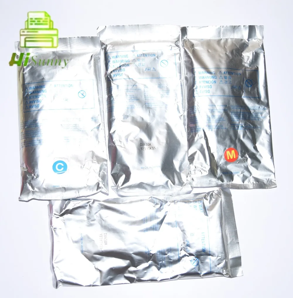 US $263.99 1set DV610 Developer for Konica Minolta Bizhub C6501 C6500 C6000 C7000 DV610 Color Iron Powder Original New