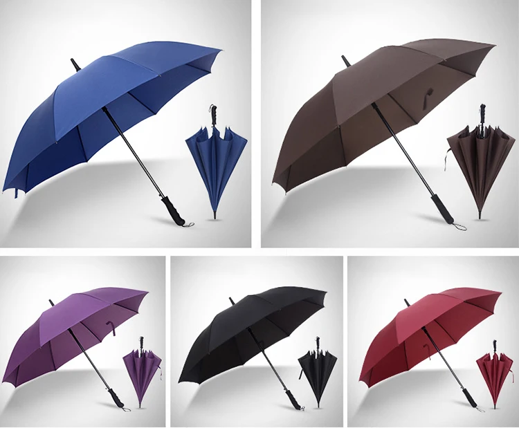 Только Jime Профессиональный индивидуальный зонтик высокое качество ветростойкий каркас зонтика трость полуавтоматический длинный бизнес зонтик