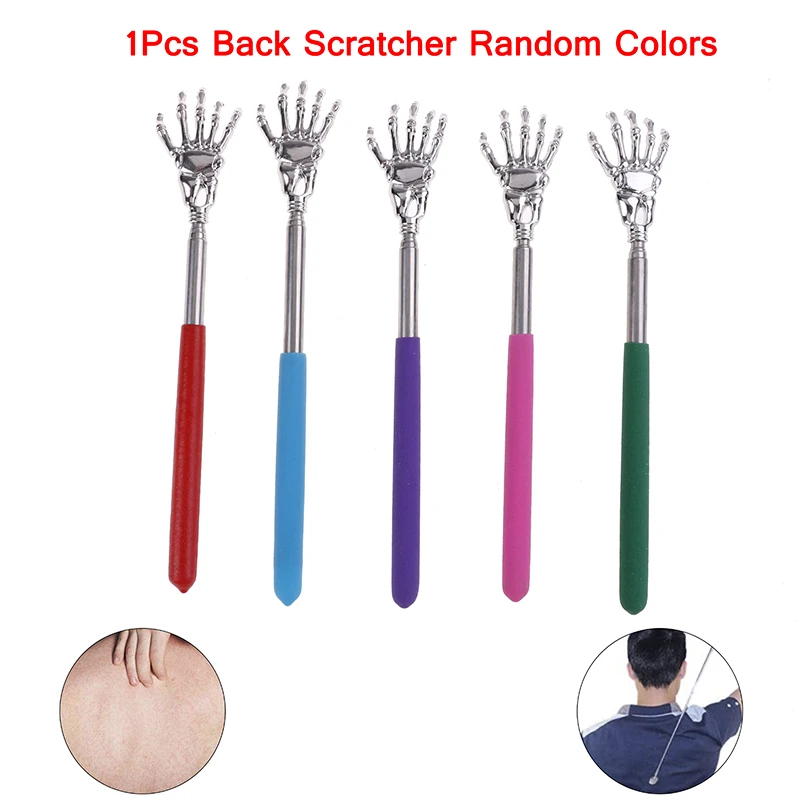1PC Telescopic Scratching Backscratcher Massager Kit Back Scraper Extendable Telescoping Itch Health Products Random