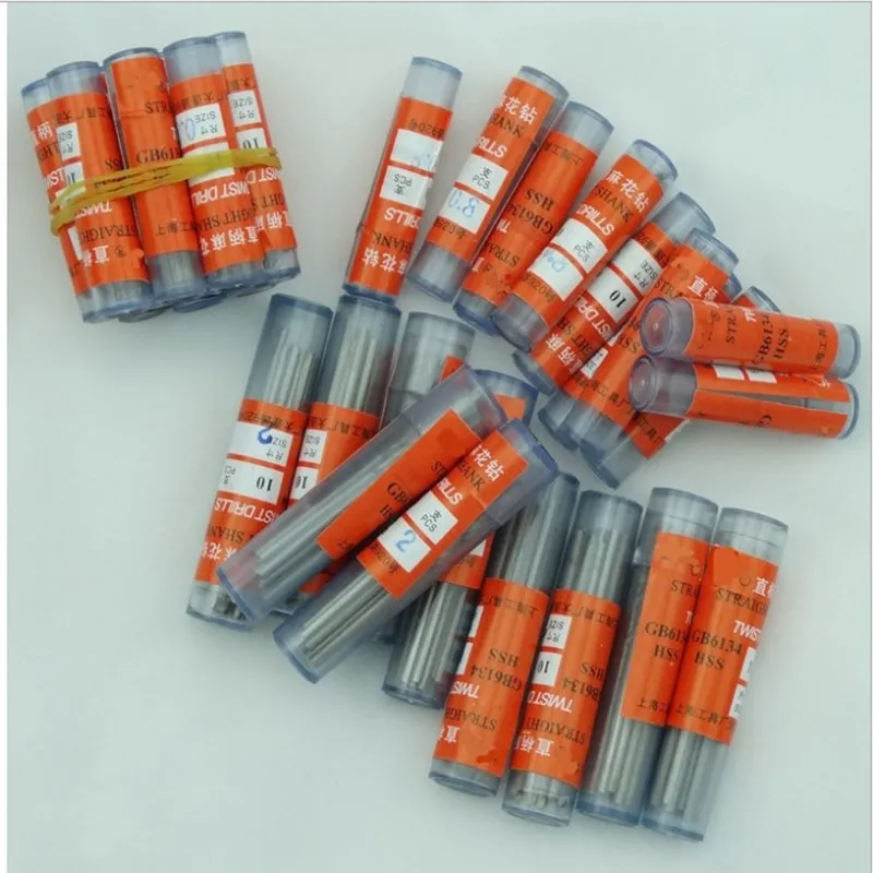 

10pcs 1.3mm/2.5mm/3.5mm/3.0mm/2.0mm/1.0mmMicro Wear Resistance Straight shank twist drill HSS High Speed Steel Metric Drill Bits