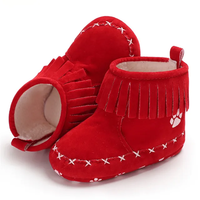 Buy Fashion Newborn Winter Warm Toddler Baby Girl Boots Infant Baby Girls