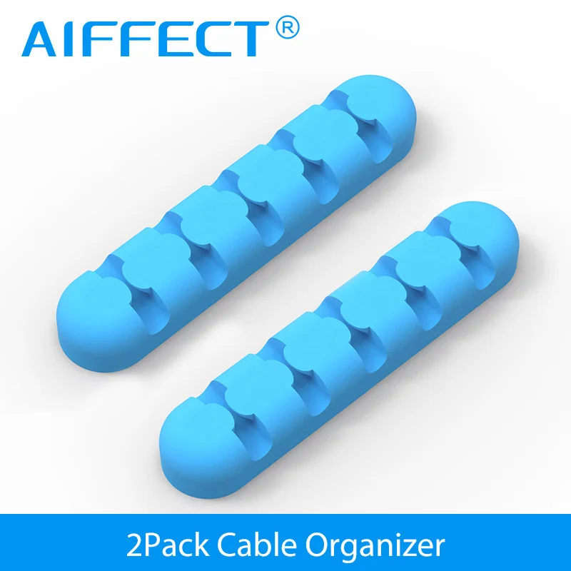 AIFFECT Настольная 3 м клейкая намотка капля Клип Мини Магнитный шнур провода