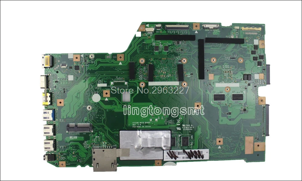 Отправка вентилятора, X751MD материнская плата REV2.0 N3530U 4G память для ASUS k751M X751MA R752M материнская плата для ноутбука X751MD материнская плата