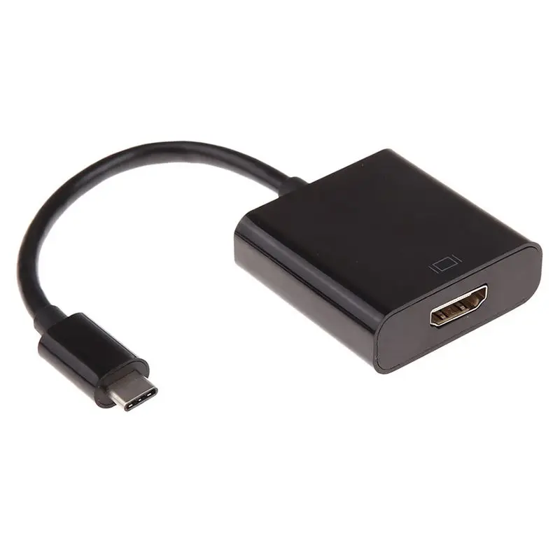 FULL-Type-C USB 3.1 Male to HDMI Female Cable Adapter 1080P USB-C HDMI Video Converter For Chrombook PC Laptop Tablet