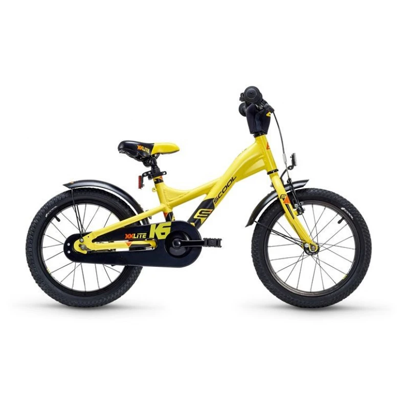 Детский велосипед Scool XXlite alloy 16 1-S - Цвет: Цвет: желтый