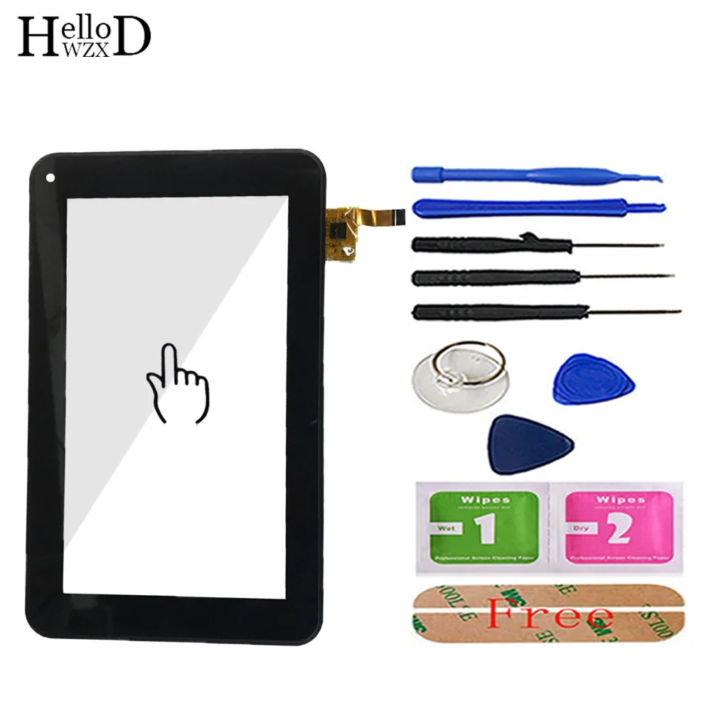 

7.0'' Touch Glass For Prestigio Multipad 7.0 Pmp3570b Tablet TOPSUN-C0116-A1 Touch Screen Glass Digitizer Panel Sensor Adhesive