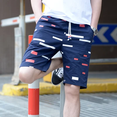 NEW 2019 Summer beach shorts Drawstring men plus fertilizer 5XL Color striped printed men's leisure bermuda Board Shorts NEW 2019 Summer beach shorts Drawstring men plus fertilizer 5XL Color striped printed men's leisure bermuda Board Shorts
