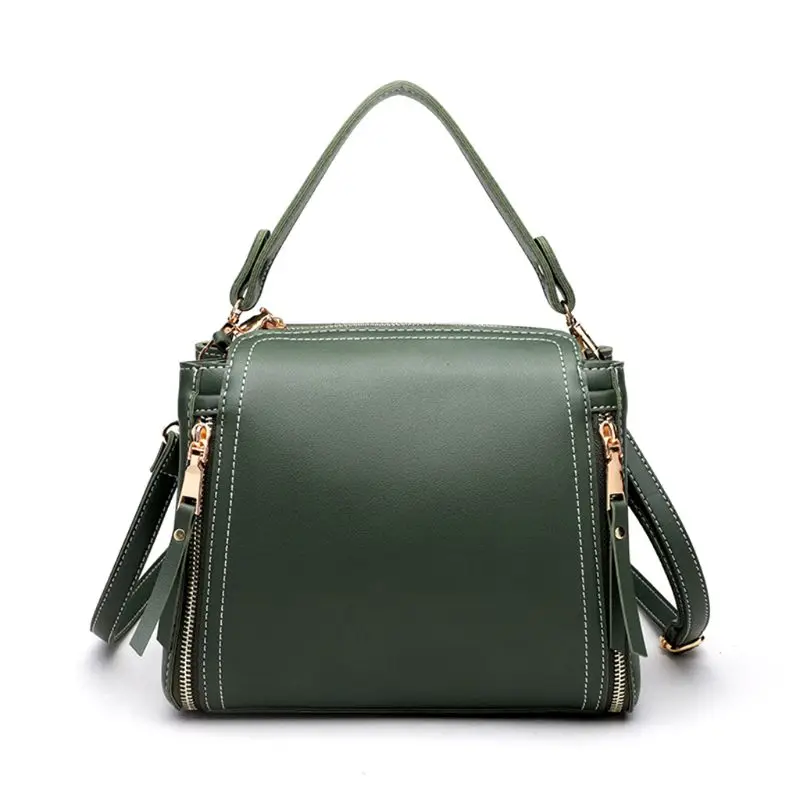 

Ladies Women Messenger Crossbody Satchel Leather Bucket Small Shoulder Bag Tote Purse Handbag