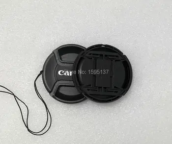 

30-100 pcs/ 49 52 55 58 62 67 72 77 82 mm center pinch Snap-on cap cover for canon Lens cap