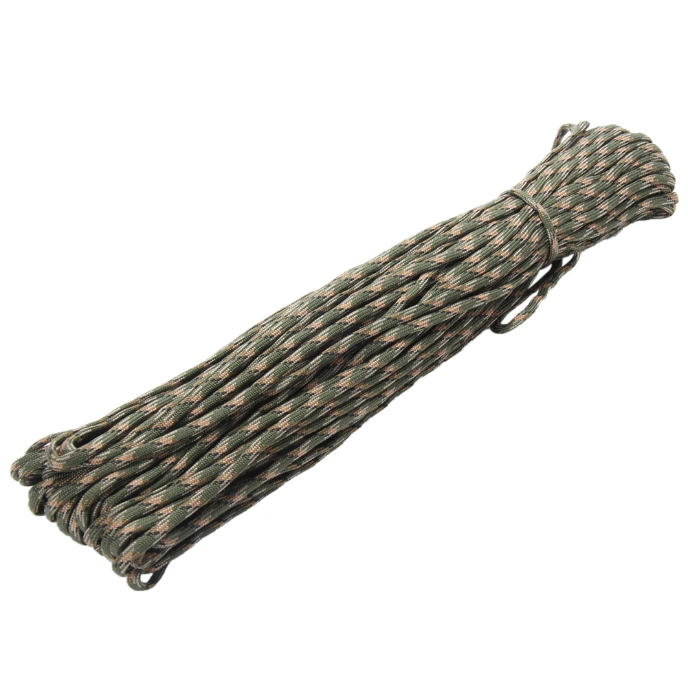 135g Paracord في 550 المظلة الحبل الحبل حبل مل المواصفات النوع الثالث 7 حامل 100FT تسلق معدات التخييم في الهواء الطلق بقاء حبل