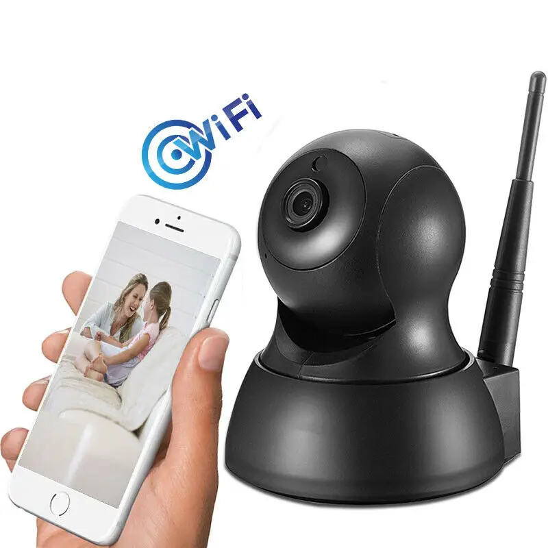 Домашняя IP камера безопасности Беспроводная умная WiFi Wi Fi аудио запись наблюдения