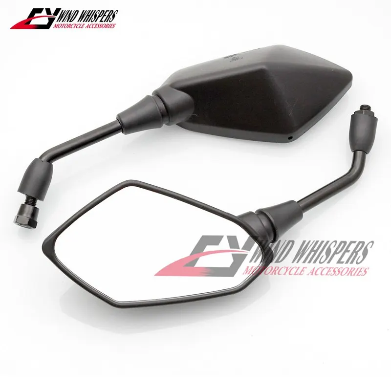 Черные зеркала заднего вида для мотоцикла 2XM10 Kawasaki Ninja 650 ER-6N ER-6F KLE650 Z800 Z900 Z1000 Z750 W800