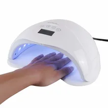 Сушилка для ногтей SUN5 Plus 48 Вт УФ светодиодный светильник с 24 светодиодный s двойной источник света Быстрая Сушка 30 s/60 s таймер для УФ гель-лака инструменты для ногтей