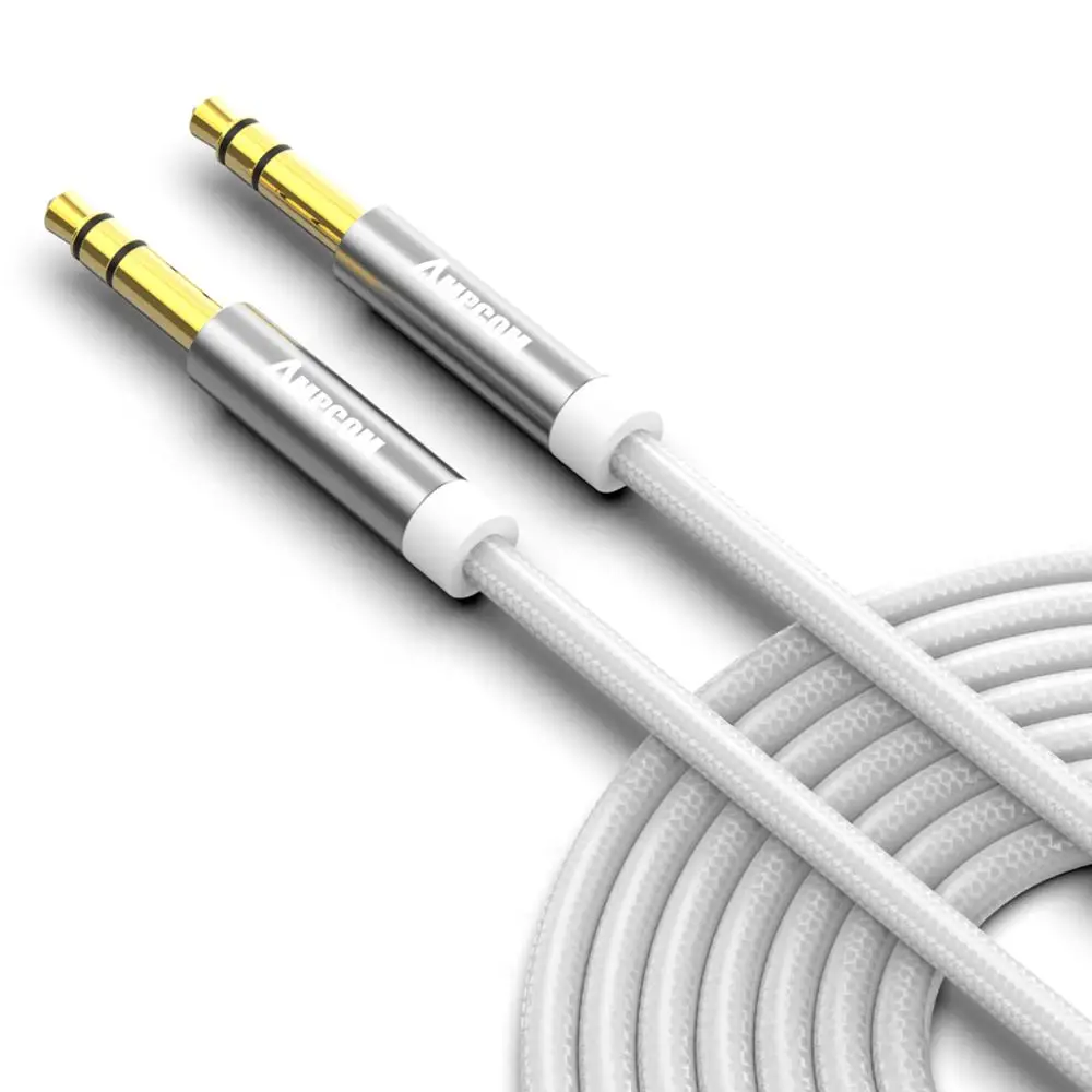 

AMPCOM 3.5mm Audio Cable Lossless Audio Pure Copper Cable Male to Male Stereo Audio Aux Cable For Car Headphone PC