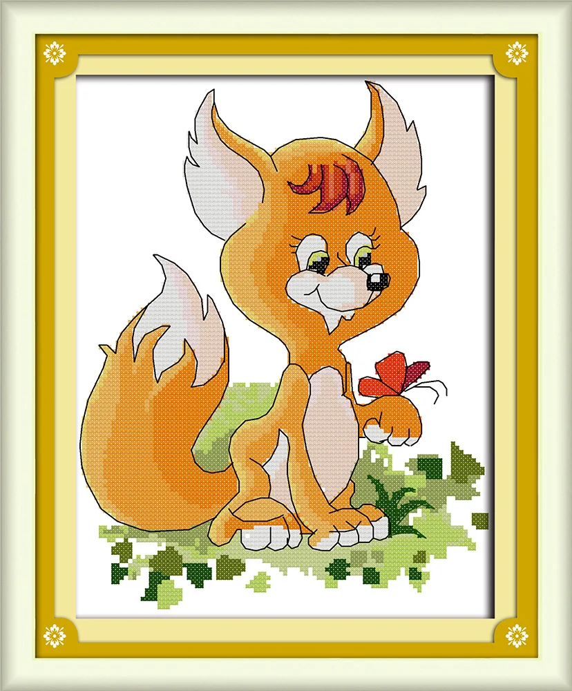 Cross Stitch Kit Little Fox