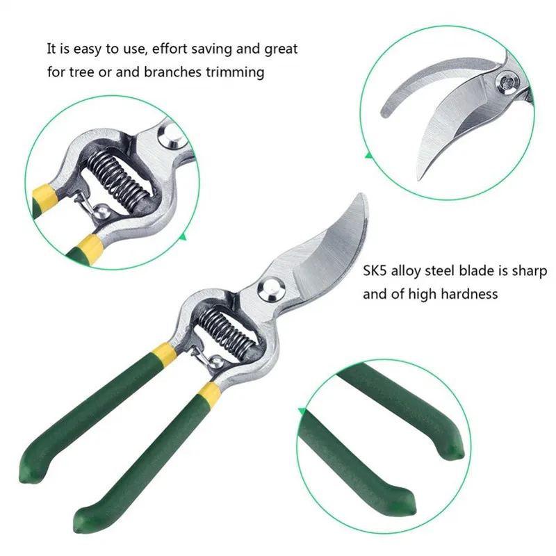 FIRMOR Pro SK5 Alloy Steel Pruning Shears Hand Gardening Plant Scissor Sturdy Fruit Tree Bonsai Gardening Pruning Shear Pruner