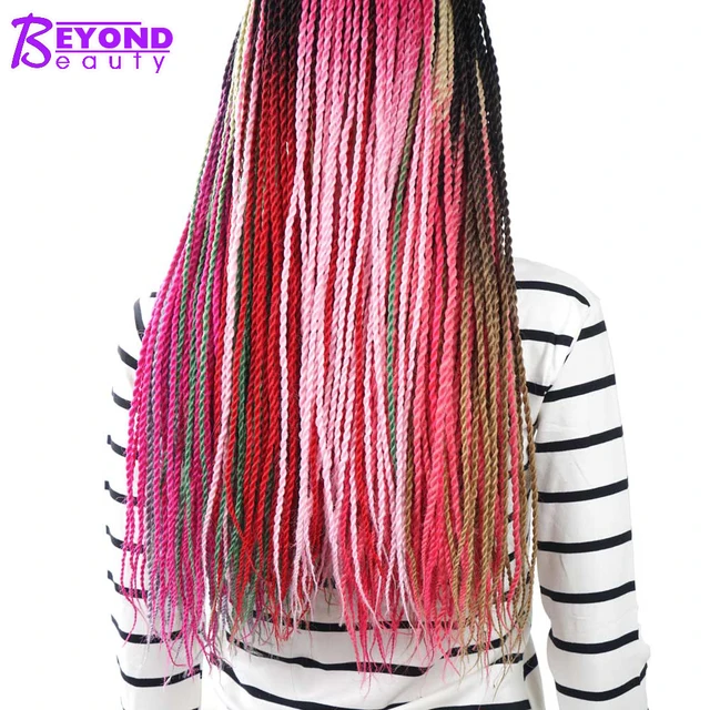 Beyond Beauty Kanekalon Hair Ombre Senegalese Twist Crochet Beyond Beauty Kanekalon Hair Ombre Senegalese Twist Crochet Synthetic Braiding Colors Bulk Braids