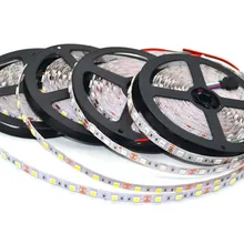 5050 Светодиодные ленты огни 12В гибкий дома декоративная подсветка, светодиод лента RGB/белый/теплый белый/синий/зеленый/красный можно резать синхро-адаптер длиной 1 м/2 м/3 м/4 м/5 м