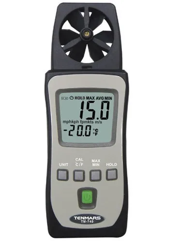 Портативный измеритель скорости воздуха TM-740