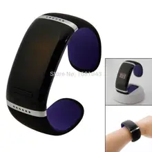 Freies Verschiffen 2016 Neue Original L12S Lila Smart Watch Design OLED Bluetooth 3,0 Uhr Armband SmartWatch