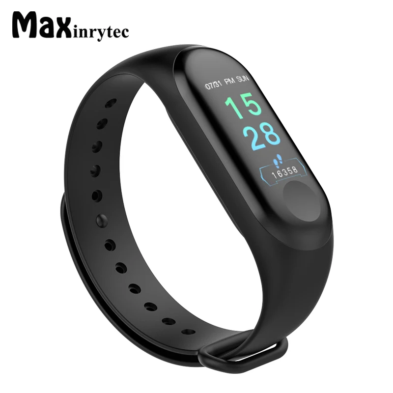 

M3 Plus Band Outdoor Sports Smart Wristband Fitness Bracelet Heart Rate Blood Pressure Monitoring Wristband Tracker VS Mi band 3