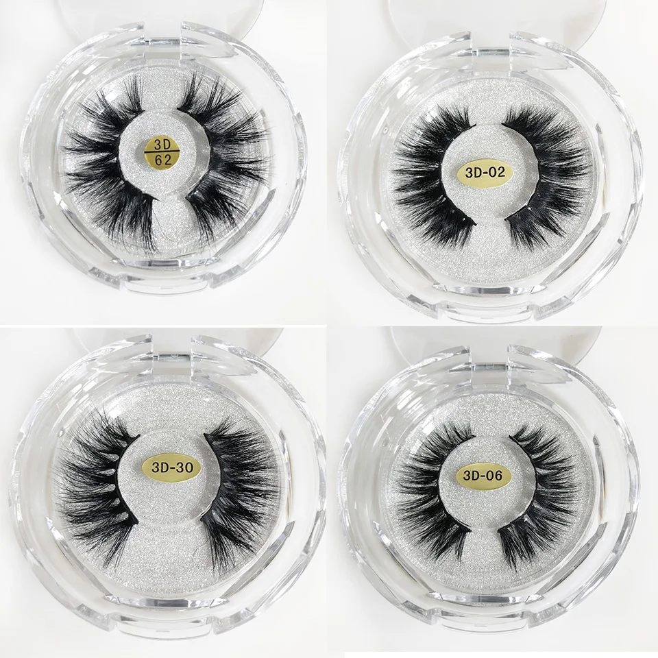 

Custom Label Mink 3d eyelashes Guaranteed Reusable False Eyelashes Extension Make Up Tools 15mm 20mm 25mm Lashes in Girglee