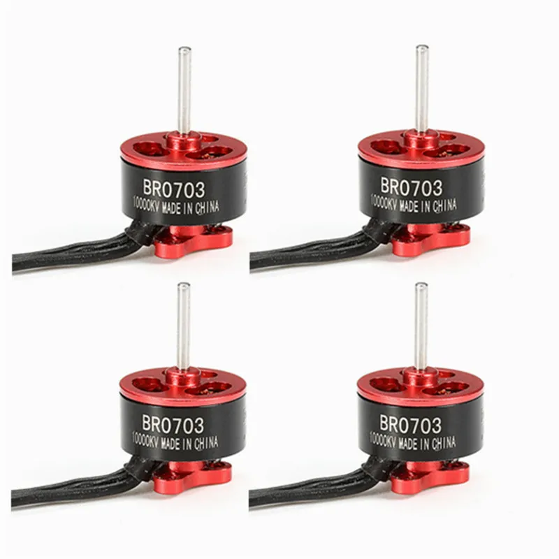 4 ШТ. Racerstar Гоночный Издание 0703 BR0703 8000KV 10000KV 12000KV 15000KV 1-2 S Безщеточный Для RC Drone FPV Quadcopter DIY