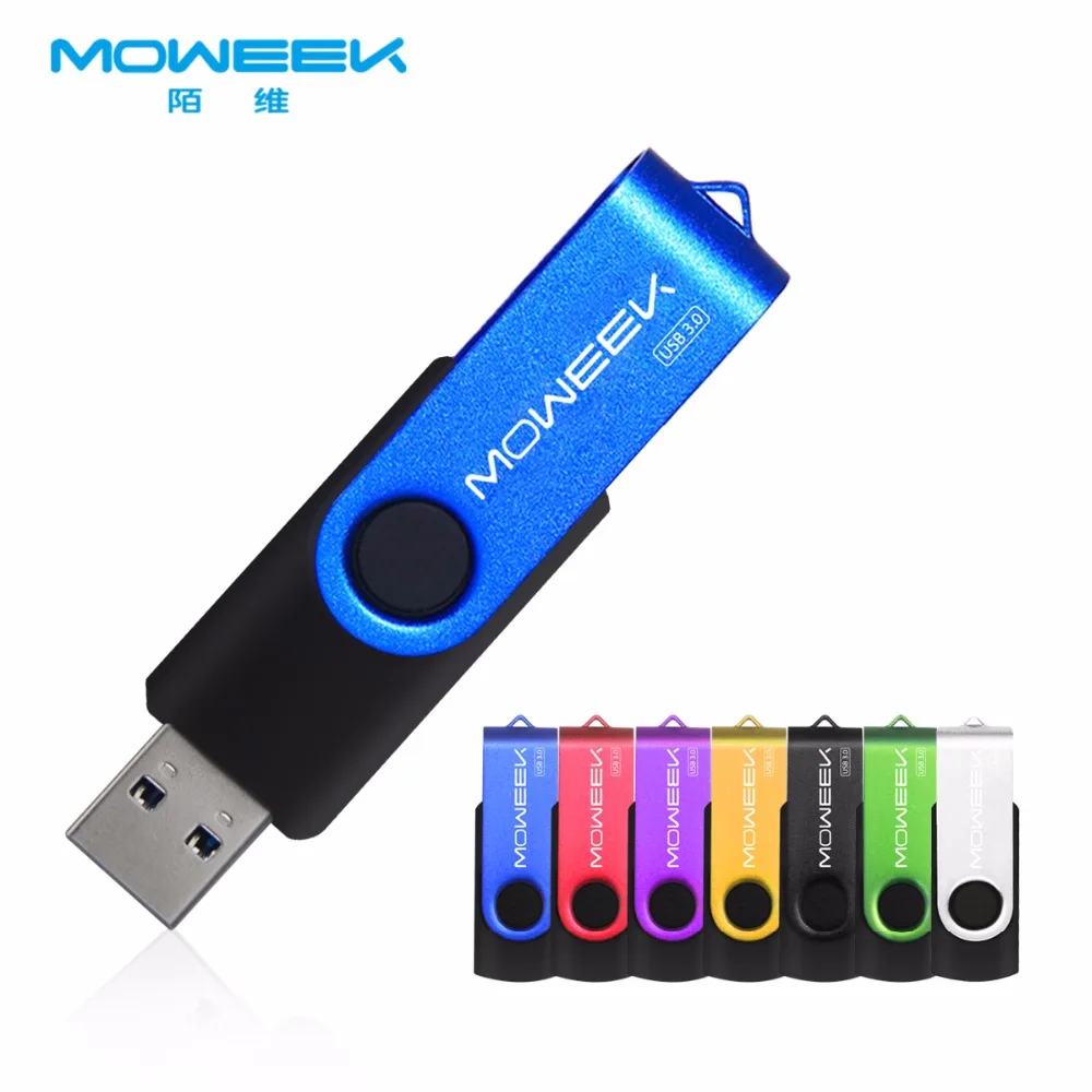 Moweek High Speed USB 3.0 Flash Drive Fashion Rotating USB Flash memory stick Real Capacity 4G