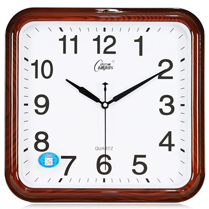 Квадратные настенные часы современный дизайн настенные часы Pow Patrol настенные часы механизм простой Relogio Parede Настенные часы WZH690 - Цвет: Non Luminous A