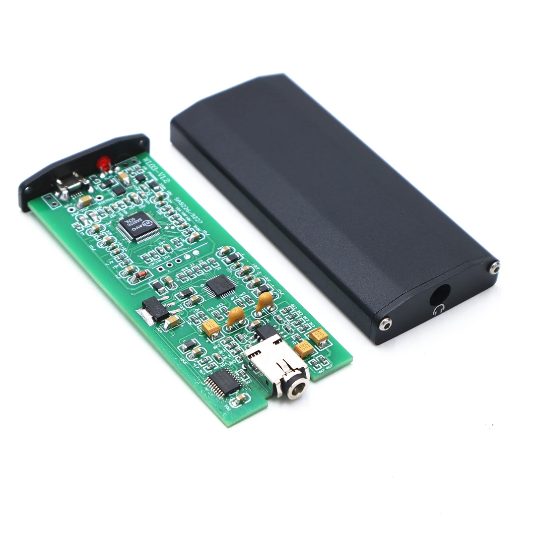p1 Portable Mini DSD ES9028Q2M HiFi USB Audio decoder With Headphone Amplifier DAC for PC and Phone Android system