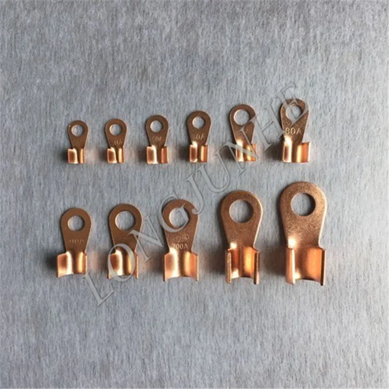 

1Pcs Copper Electrical Wires Cable Glands Terminals Clips 3A/5A/10A/20A/30A/40A/50A/60A Electromotor Accessories Free Shipping