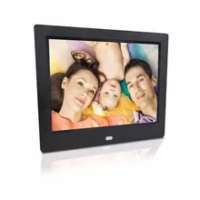 8 дюймовая цифровая фоторамка цифровой альбом воспроизводить картинки и видео Поддержка SD карты или USB флэш-накопитель