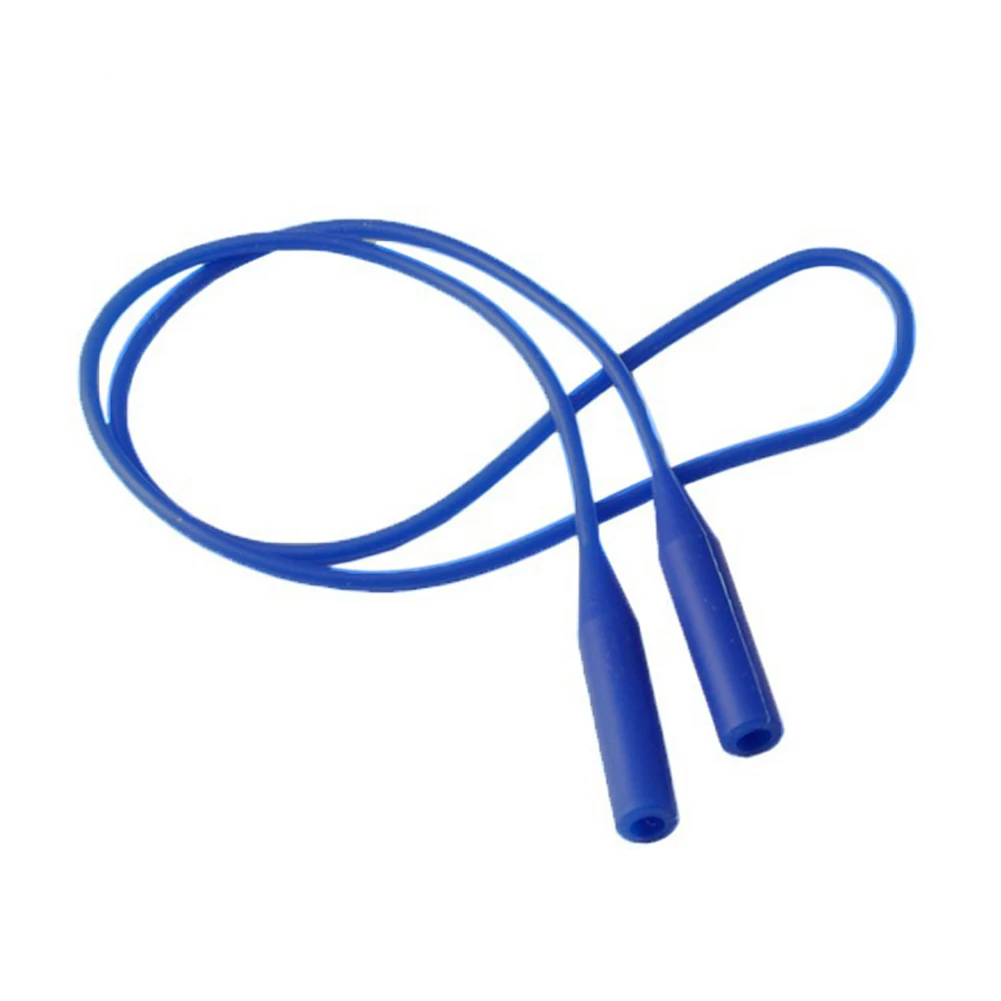 dark blue 1 шт. силиконовые очки цепочка шейный ремешок для чтения очки Хранитель конфеты цвет цепочка для очков аксессуары - Цвет: dark blue