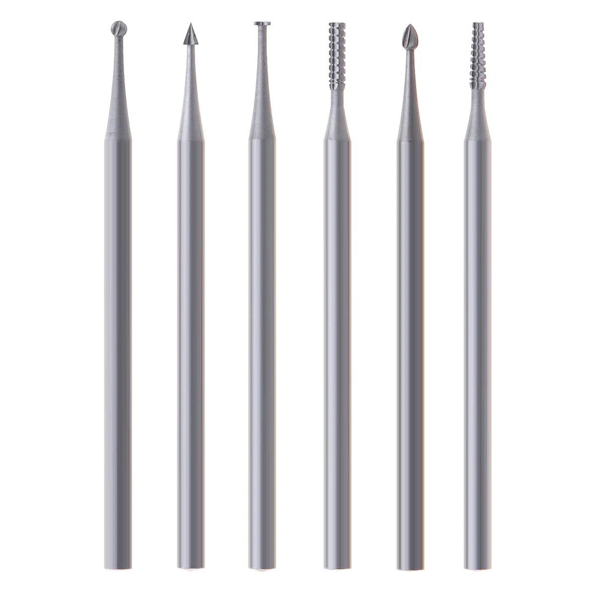 6pcs /lot Tungsten Steel Engraving Cutter with Plastic Box for Wood Carvings / Olive Kernel / Ivory Fruit Hand Tools