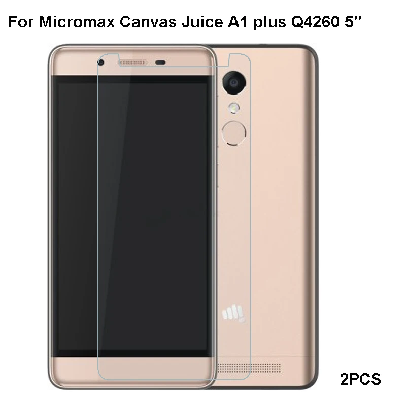 2 шт. Micromax Canvas Juice A1 плюс Q4260 закаленное Стекло защитная пленка взрывозащищенные Экран протектор для Micromax Q4260