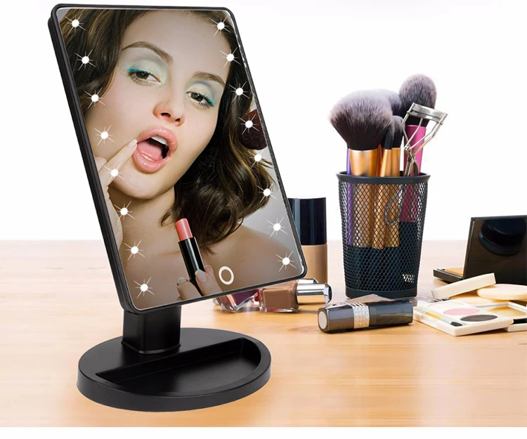 Espelho de Maquiagem Preço com Desconto Luzes com 10x Luzes Touch Screen Dropshipping 16 Brilhante 22 Led 21 High Quality Beleza e saúde