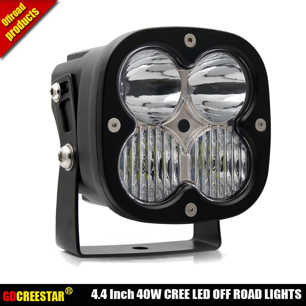 40 Вт Led Combo луч дальнего света Янтарное покрытие 3500LM IP67 белый яркий светодиодный дальнего света для грузовика автомобиля x1pc