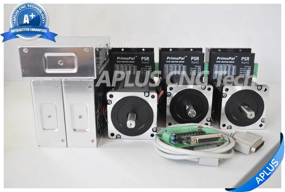 

3-Axis Kits, 2 PCS NEMA 34 920oz-in & 1 PC NEMA 34 1696oz-in Stepper Motors & Drivers & Power Supplies
