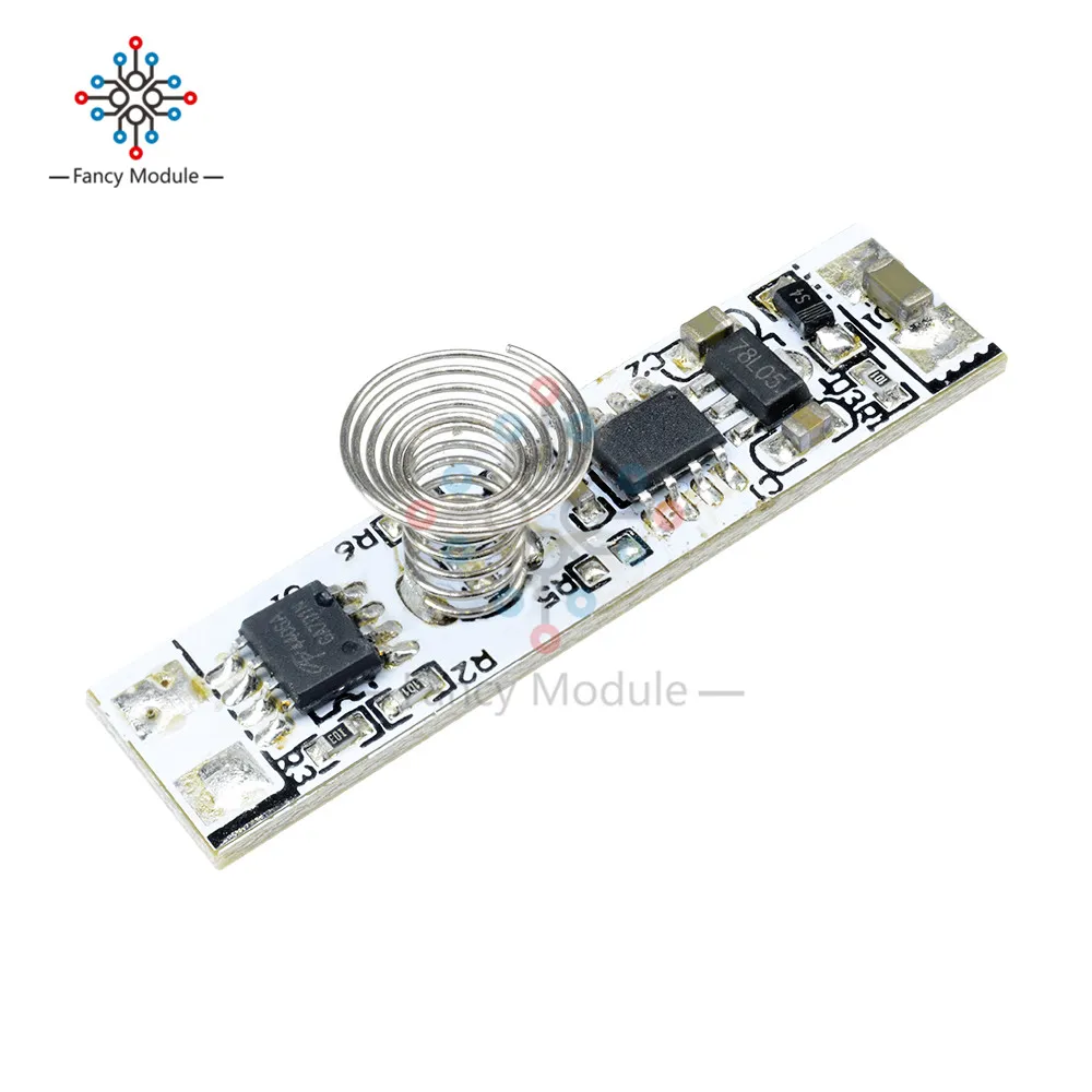 9V-24V 30W 3A Touch Switch Capacitive Sensor Module LED Dimming Control Lamps Active Components Three Mode Hard Light Controller