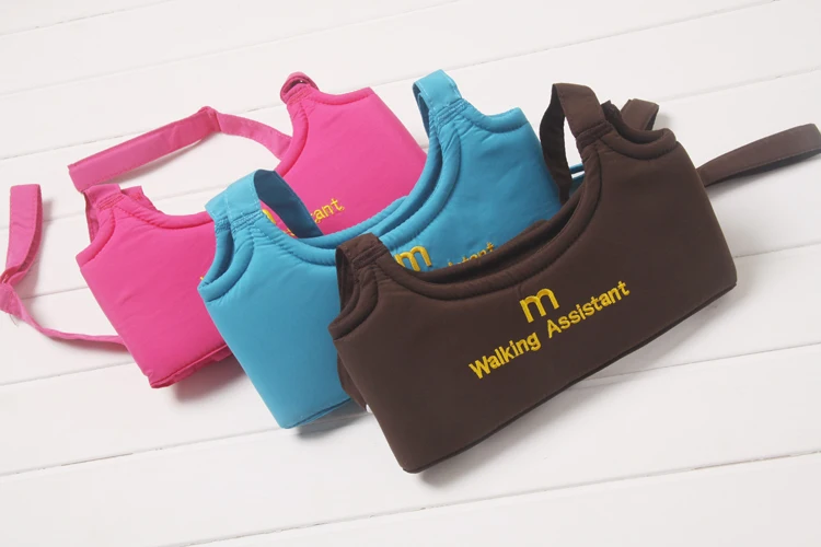 

Baby Safe Infant Walking Belt Kid Keeper Walking Learning Assistant Toddler Adjustable Strap Harness Front Carry Cotton one-size