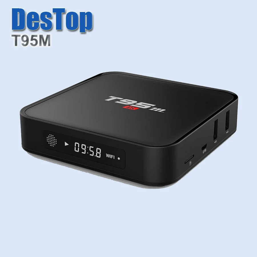 T95m Android tv box Amlogic S905X телеприставка четырехъядерный 1 ГБ/2 ГБ 8 ГБ с ЖК-телевизор 167,1 Смарт медиаплеер 4 шт./лот по DHL