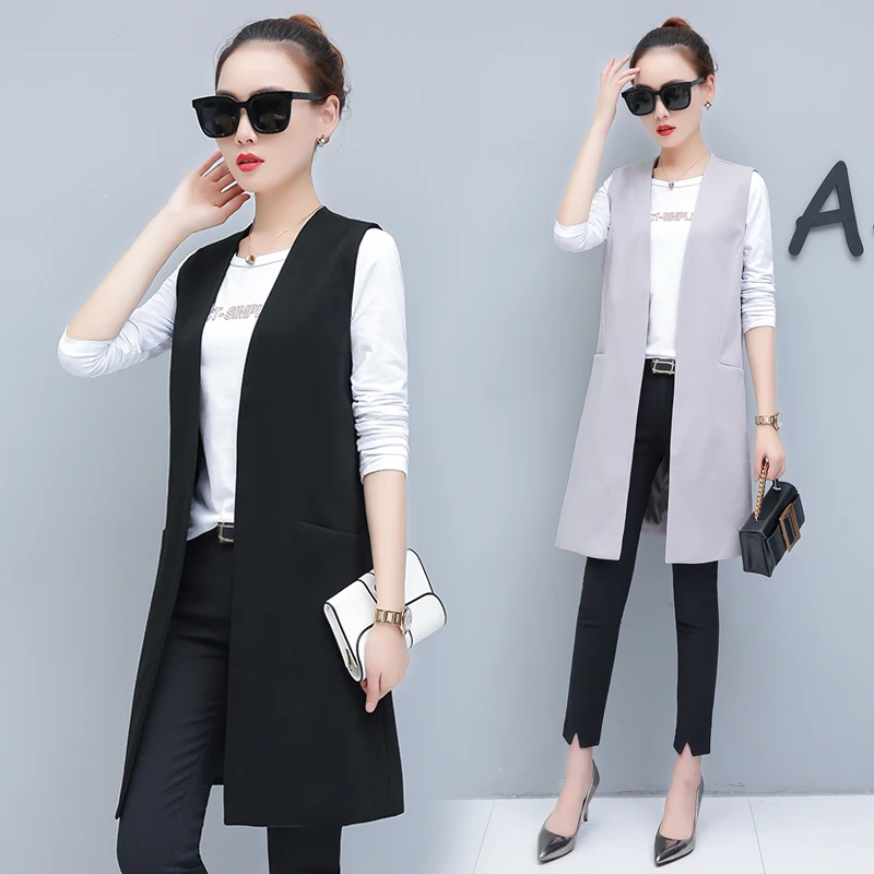 

Fashion women's high-quality elegant vest women's spring and autumn new slim slimming sleeveless vest vest jacket Wild Ms